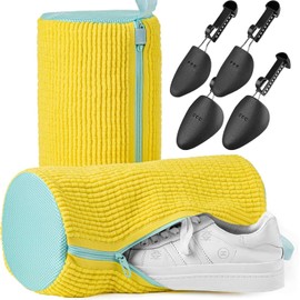 2 Piezas Bolsa de Lavandería para Zapatos, Bolsas para Zapatos Laundry Bag Reutilizable,Limpieza Profunda de 360°,Adecuada para Calzado Deportivo,Zapa