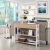 Yaheetech Console Table with Drawer, Narrow Sofa Table with Storage