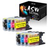 ASW LC75 LC71 LC79 Ink Cartridges Replacement for Brother LC-75