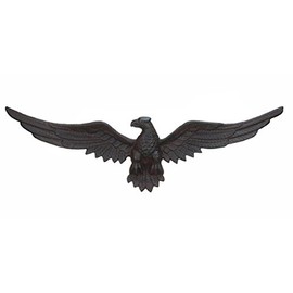 Cast Iron Eagle Plaque Garden Patio Decor New Home Wall Hanging