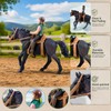 kukifun Horse Stable Playset 40PCS, Farm Barn Toy with Rider