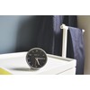 NexTime alarm clock, COMPANY ALARM very silent, black/metallic, ø 9