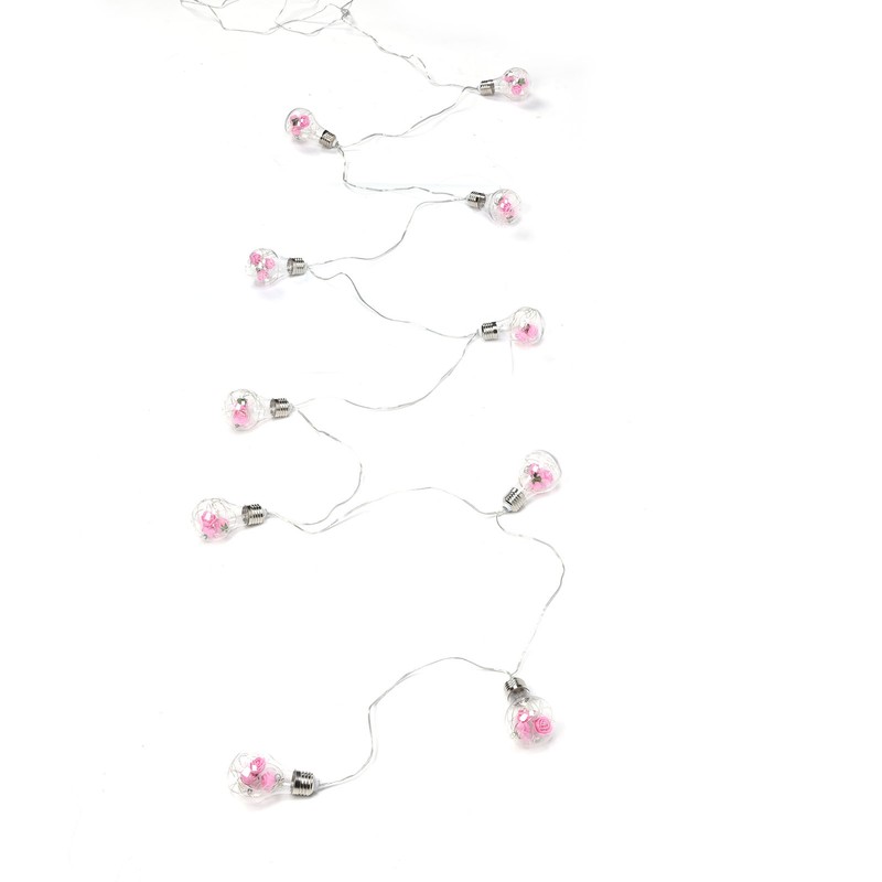 Light String 100LEDs Copper Wire Light String Artificial Rose E27