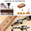 KEWAYO HSS 5 Flute Countersink Drill Bit Set Screwdriver Reamer