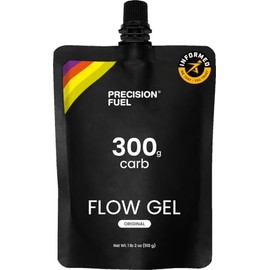 Precision Hydration Geles energéticos Precision Fuel 300 Flow geles para correr con sabor suave para atletas de resistencia, 300 g de carbohidratos,  