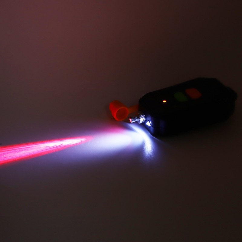 Visual Fault Locator Mini Rechargeable Red Light Pen Tester Optic