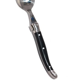 Lagulore ABS Handle, Teaspoon, Made in France, NERON, Black Marble Style