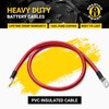 Spartan Power Red 4 Foot 4 AWG Battery Cable, Positive