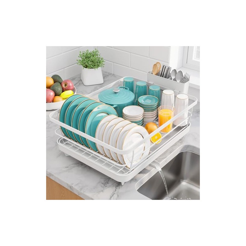 Sakugi Stainless Steel Dish Drying Rack for Kitchen Counter, Sink