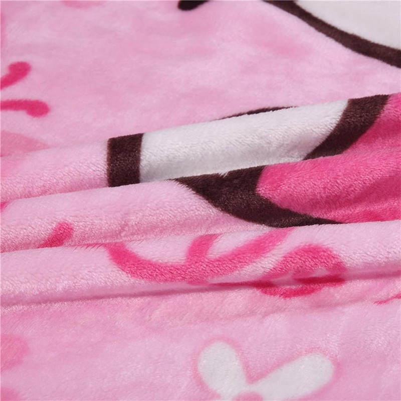 Blankets with Cartoon Prints, Soft Covers, Flannel, Comfortable Woolen Blankets