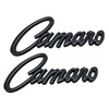 2Pcs Camaro Emblems 3D Metal Car Badge Sticker Letter Nameplate