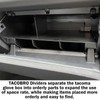 TACOBRO Glove Box Dividers Organizer Compatible with Toyota Tacoma Accessories