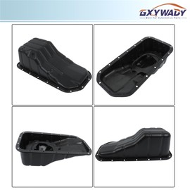GXYWADY Oil Pan Replacement for Tacoma L4 2.4L RWD 1995-2004 Replacement for 12101-75040 1210175041 Black