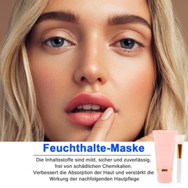 Collagen Night Wrapping Mask, Hydrolysed Collagen Peel Off Face Mask for Night, Organic Collagen Face Care, Promotes Elasticity & Moisture, Reduces Sagging & Matteness