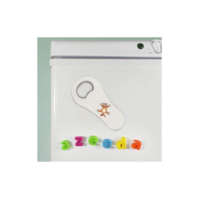 'Splat Ginger Cat' Bottle Opener Fridge Magnet (BO00090866)
