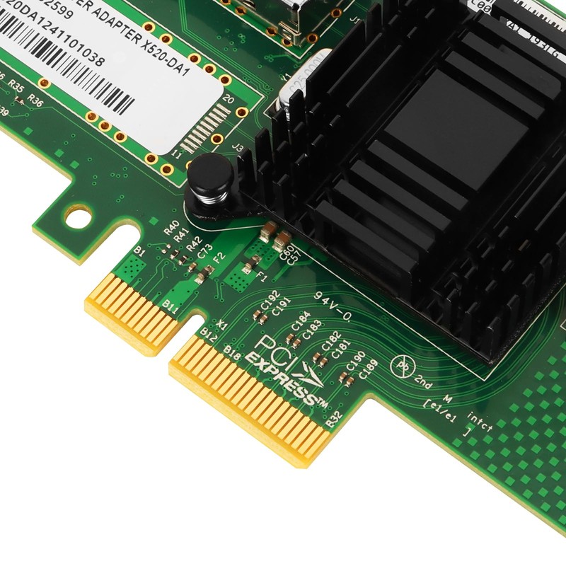 Euqvos PCIe Ethernet Network Card for Intel 82599ES Chipset PCIe