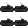 cciyu 4Pcs LED Fender Bed Side Marker Lights Set Fit