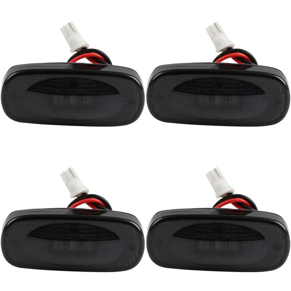 cciyu 4Pcs LED Fender Bed Side Marker Lights Set Fit