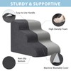 Garnpet Dog Stairs for High Beds, 4-Step Dog Steps for