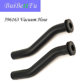 596163 Vacuum Hose, 3 inch, for B&S John Deere D125 D130 D140 D160 D170 Lawn Mower Tractor Replaces 593998 797408 (2/Pack)