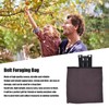 Foraging Bag Canvas Foldable Portable Thick Unique Simple Appearance Belt