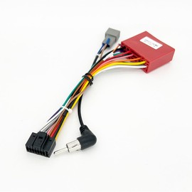 Cable de arnés de cableado de radio estéreo de 16 pines para Mazda 3, Mazda 5, Mazda 6, Mazda 8, Mazda CX-5, Mazda CX-7, con adaptador de antena de radio