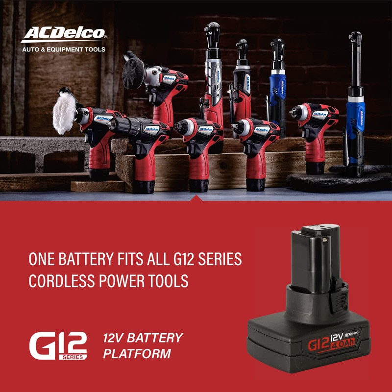 ACDelco AB1225LA-2 G12 Series 12V Li-ion Interchangeable Battery Pack 4.0