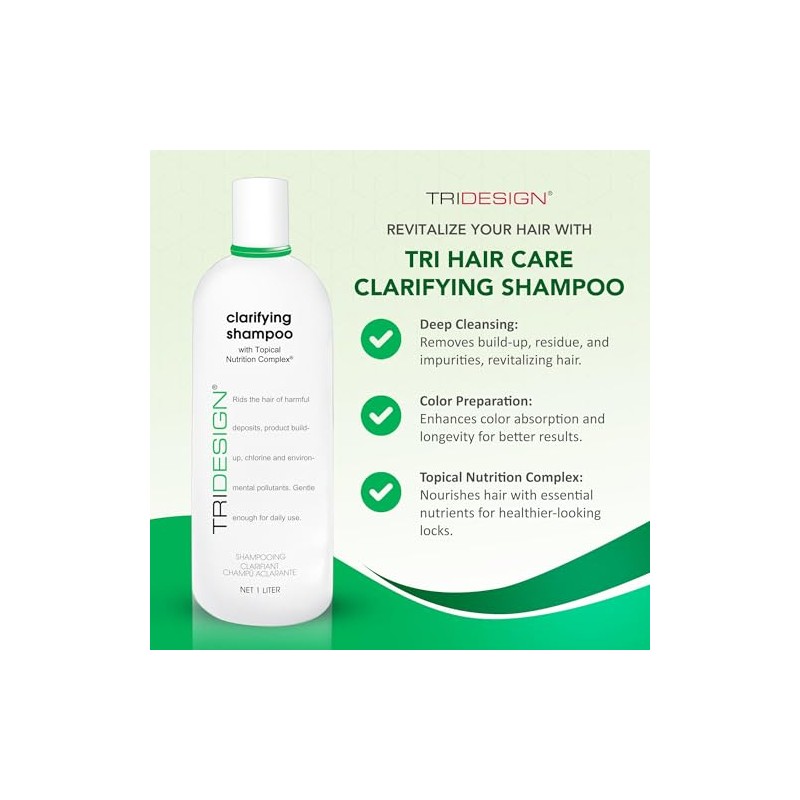 Tri Clarifying Shampoo, 34 Fluid Ounce by Tri
