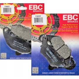 Yamaha 2 SETS EBC Front/Rear Brake Pads  2015-2023 YAMAHA YZFR3 and MT03 FA663/FA662