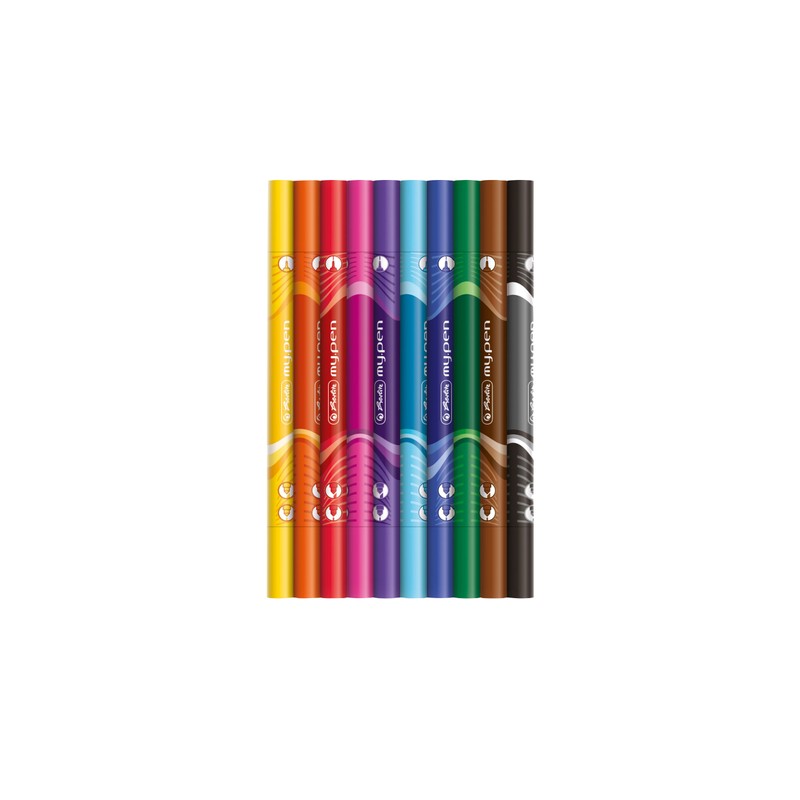Herlitz My Pen Fineliner and Felt Pen (Pack of 10)