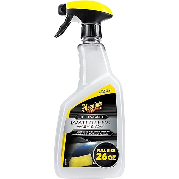Meguiar's Ultimate Waterless Wash & Wax, Scratch-Free Waterless Car Cleaning