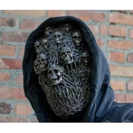 Unbranded Steampunk Skull Skeleton Latex Horror Mask Costume