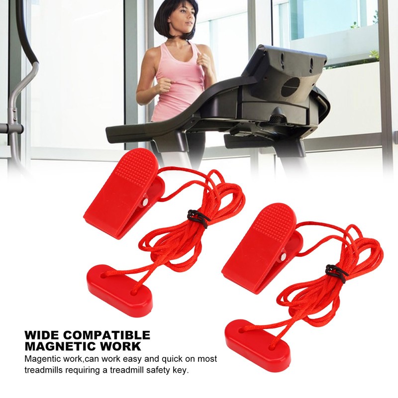 VGEBY 2pcs Treadmill Key,Universal Safety Key Treadmill Magnet Key Universal