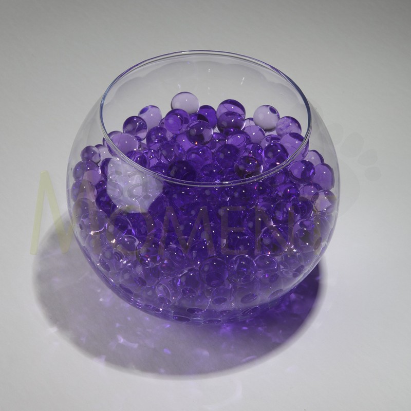 'Aqua Crystal' Expanding Water Storing Gel Bead Crystals - PURPLE