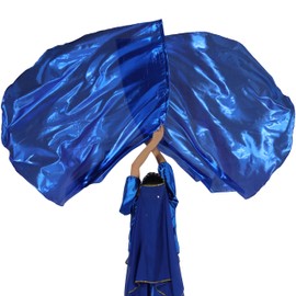 MUNAFIE Worship Flags for Church Set with 2 Flex Rods Praise Dance Flags for Worship Flexi-rods banderas de danza cristiana Navy