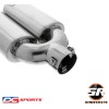DC Sports EX-2012 Universal Bolt On Exhaust Tip Fits 1.5"