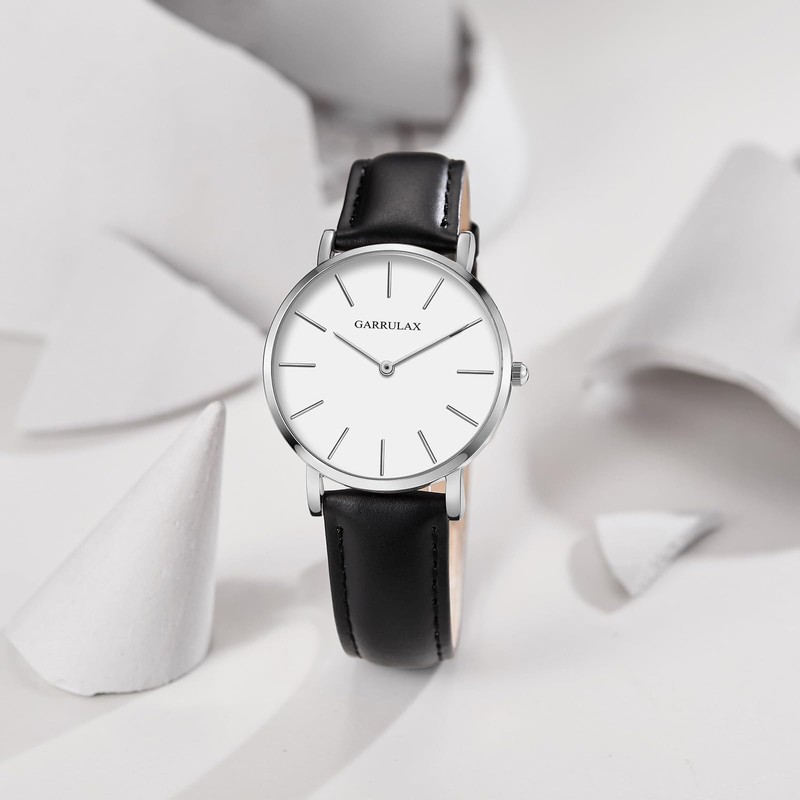 Garrulax Women's Ultra Thin Case Analogue Quartz Watch 36 mm,