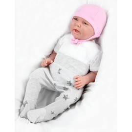 TupTam Unisex Baby’s First Tie-Up Hats, Pack of 2 - pink, size: 50-56