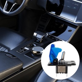 CCJZBCAU Car Toggle Switch with LED Indicator 12 to 24V Heavy Duty Toggle Switch with Aircraft Safety Cover 2 Pin SPST DC Toggle Switch Waterproof Lighted Toggle Switch for Cars Boats(Blue)