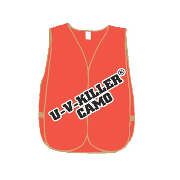 Atsko Sno-Seal UV Killer Camo Blaze Orange Vest, One Size