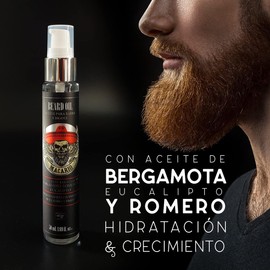 ACEITE PARA BARBA Y BIGOTE DE BERGAMOTA, EUCALIPTO Y ROMERO MACARIO