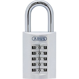 ABUS 183AL/45 Heavy Duty Combination Lock, Silver