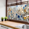 BlissYard Flower Window Privacy Film Rainbow Window Film Anti-UV Sun