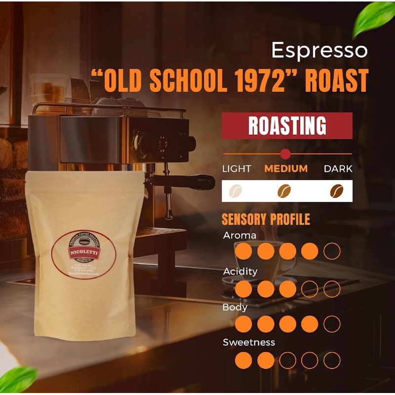 Nicoletti Coffee Espresso Roast Sampler (3 pack of 1 pound