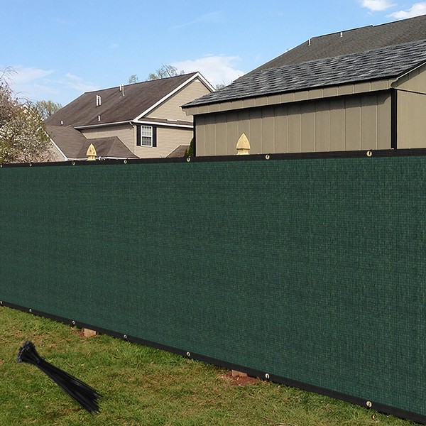 ECOOPTS 5'x30' Privacy Fence Screen Windscreen with Copper Grommets, Fit