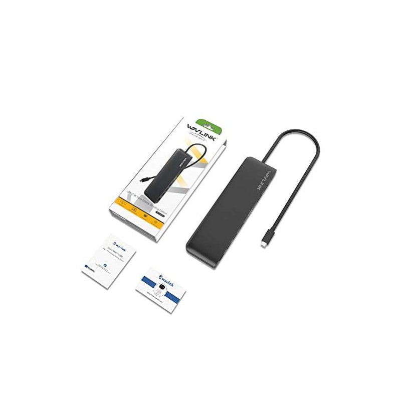 WAVLINK USB-C Hub 12-in-1 Multi-functional Mini Docking Station HDMI 4K