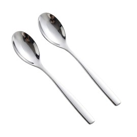 Wenkoni Serving Spoons,Thick Heavy 18/10 Stainless Steel Buffet Serving Spoons,Dishwasher Safe 10.2'' Pack of 2
