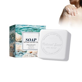 Natural Natural Sea Salt Soap, 100 g Natural Soap Sea Salt Soap Anti-Cellulite Soap Acne Soap Natural Sea Salt Body Soap Against Acne Pimples and Blemished Skin, Smooth Body Skin