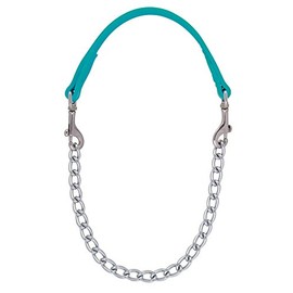 Weaver Brahma Webb - Collar de Cuero para Cabra, Chapado en níquel, Regular, Verde Azulado, 24