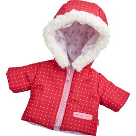 HABA 304110 - Kleiderset Winterspaß, Set aus Anorak, Schneehose, Sonnenbrille und Stiefeln, Puppenzubehör für alle 30 cm großen HABA-Puppen, ab 18 Monaten